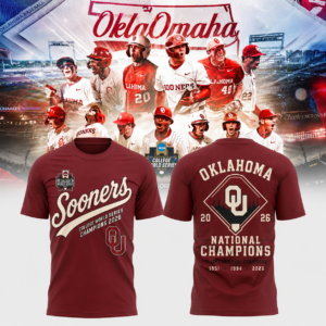 Oklahoma Sooners Baseball 2026 National Champions Collector T-Shirt