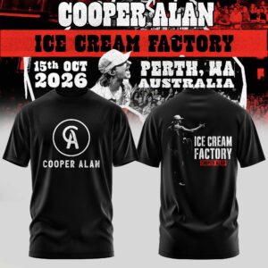 Cooper Alan Ice Cream Factory Live Tour T-Shirt