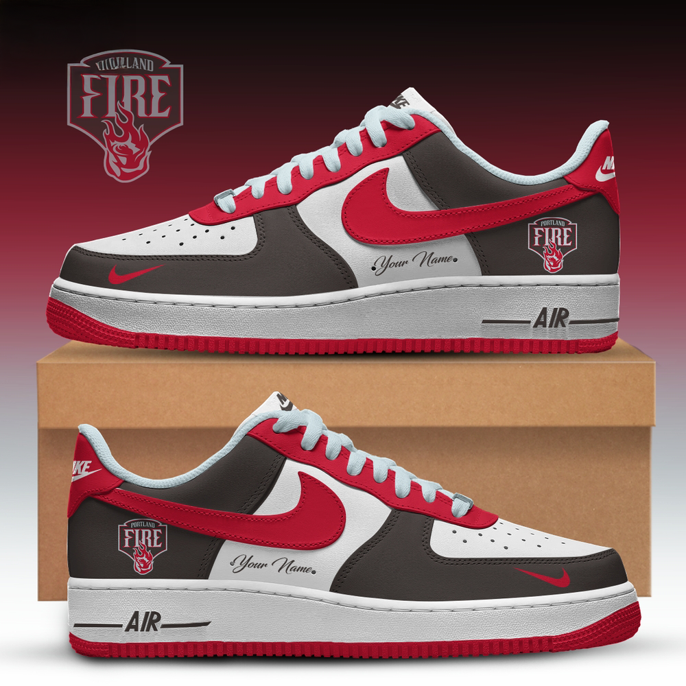 Chicago Fire Inspired Air Force 1 Custom Fan Shoes Collection