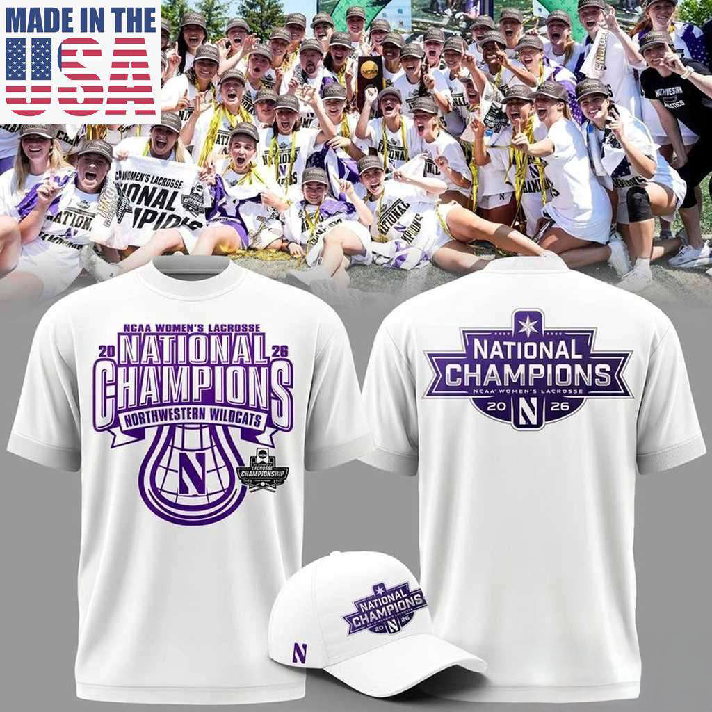 Northwestern Wildcats Ncaa Womens Lacrosse National Champions 2026 T-Shirt