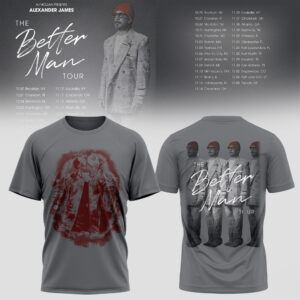 Aj Mclean The Better Man Tour Graphic Concert T-Shirt