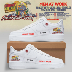 Australian Crawl Red Hot Summer Tour 2026 Signature AF1 Fan Edition
