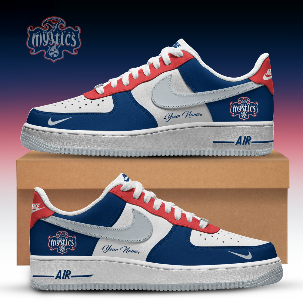 Washington Mystics Wnba Custom Air Force 1 Limited Fan Edition