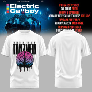 Electric Callboy Tanzneid World Tour Australia 2026 Commemorative T-Shirt
