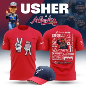 Atlanta Braves X Usher Night 2025 Premium Graphic T-Shirt For Fans