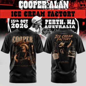 Cooper Alan Ice Cream Factory Concert Graphic T-Shirt