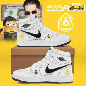 Lyfestyle Corporation X Minions And Monsters Custom Aj1 Sneaker Edition