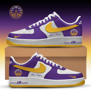 Los Angeles Sparks Wnba Custom Air Force 1 Basketball Fan Gift