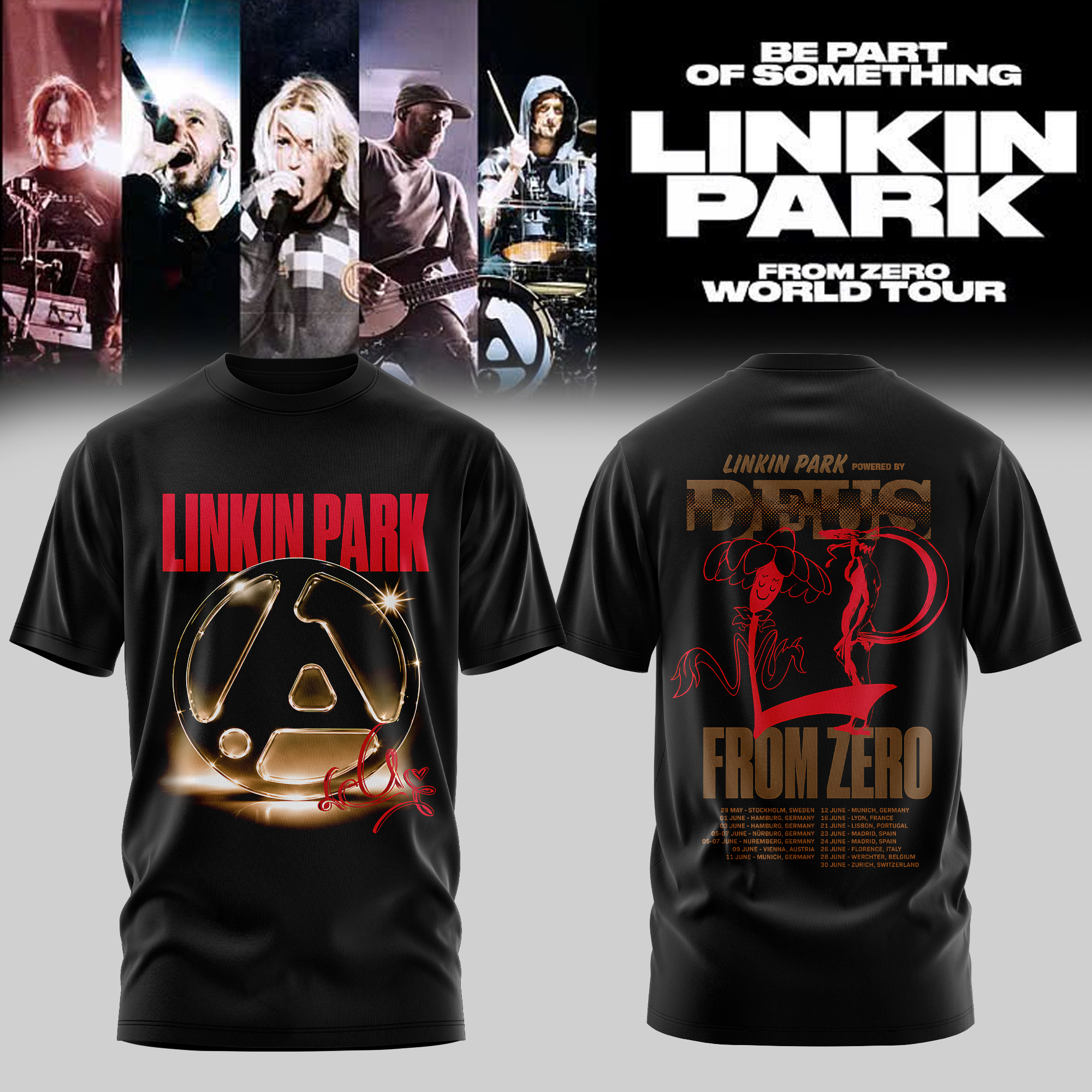 Linkin Park From Zero Deus Tour 2026 Special Edition T-Shirt