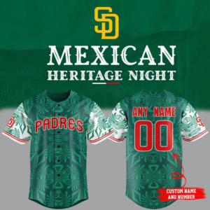 San Diego Padres Mexican Heritage Night 2026 Baseball Jersey Fan Edition