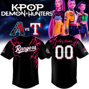 Texas Rangers X Saja Boys Kpop Demon Hunters Baseball Jersey Collection