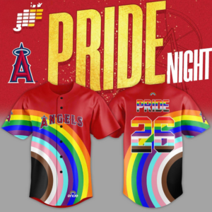 Los Angeles Angels Pride Night Special Edition Baseball Jersey