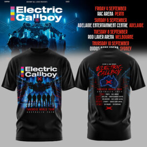 Electric Callboy Tanzneid World Tour Australia 2026 Collector Edition T-Shirt