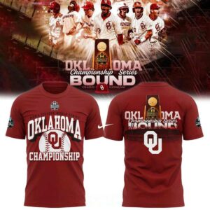 Oklahoma Sooners 2026 Championship Series Bound Fan Tee Hoodie