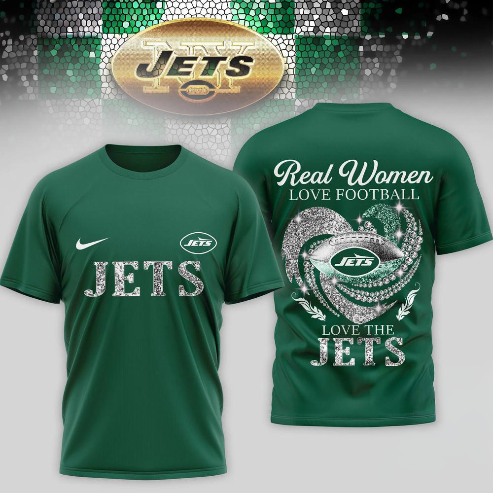 New York Jets Nfl Real Women Love Football Limited Edition 3D Shirt