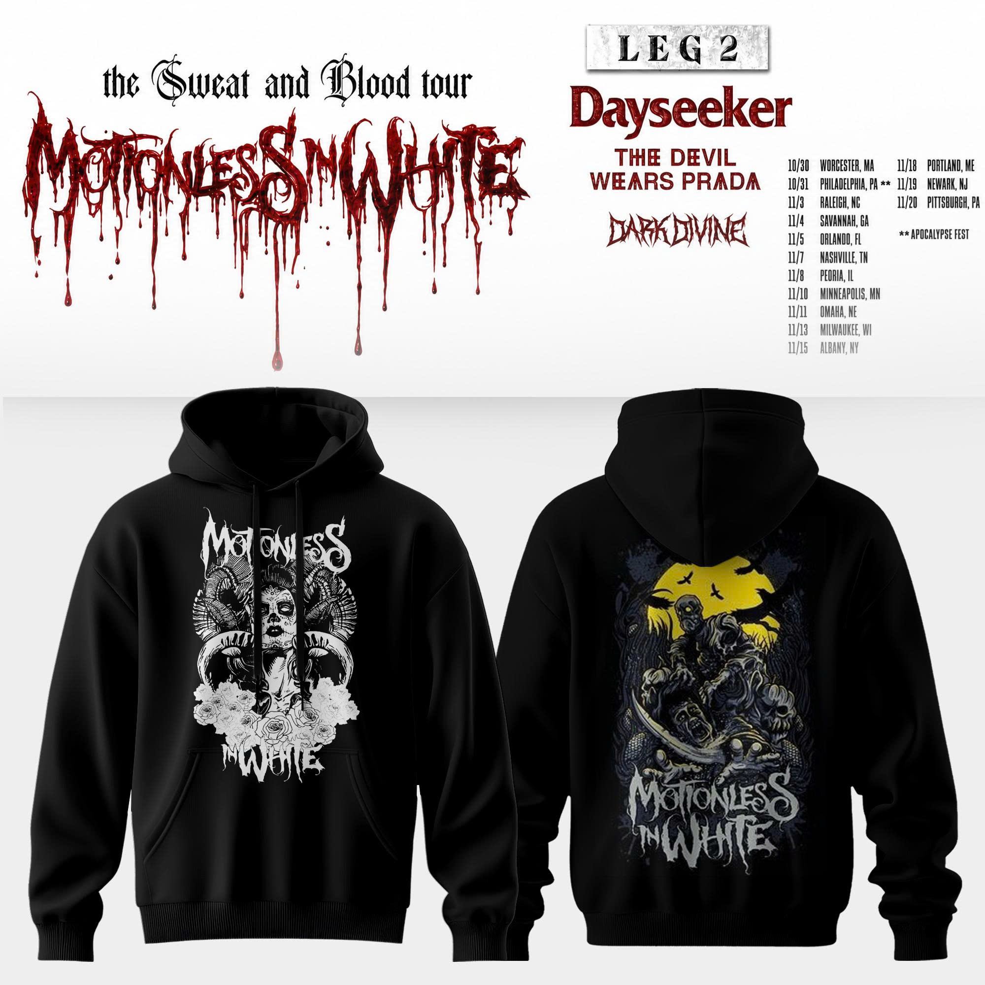 Sweat And Blood Tour 2026 Limited Concert Hoodie Collection