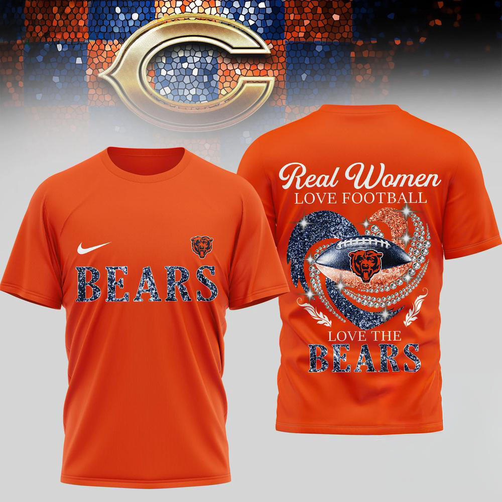 Chicago Bears Nfl Real Women Love Football Limited Edition 3D Shirt