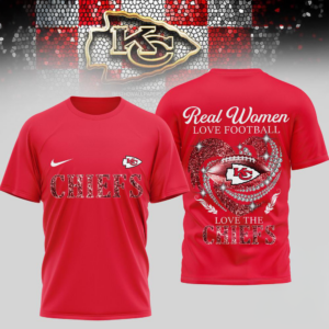 Kansas City Chiefs Nfl Real Women Love Football Limited Edition 3D Shirt