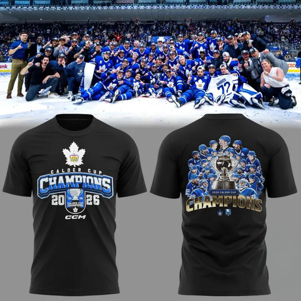 Calder Cup Champions Commemorative Toronto Marlies 2026 All Team T-Shirt