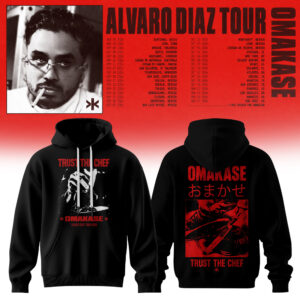 Alvaro Diaz Omakase 2026 Tour Merch Limited Hoodie Edition