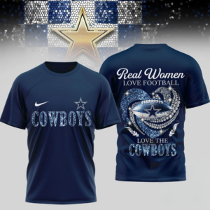 Dallas Cowboys Nfl Real Women Love Football Limited Edition 3D Shirt