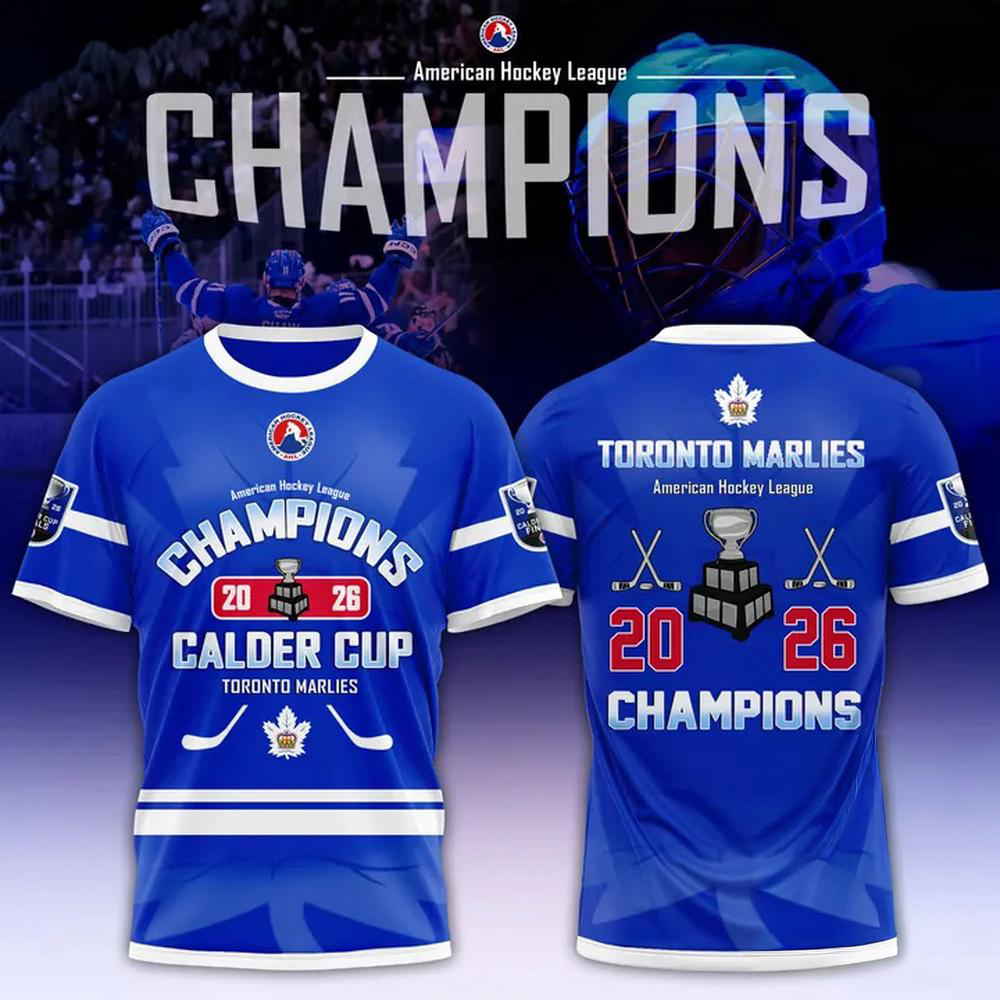 Perfect Edition Toronto Marlies Calder Cup Champions 2026 T-Shirt