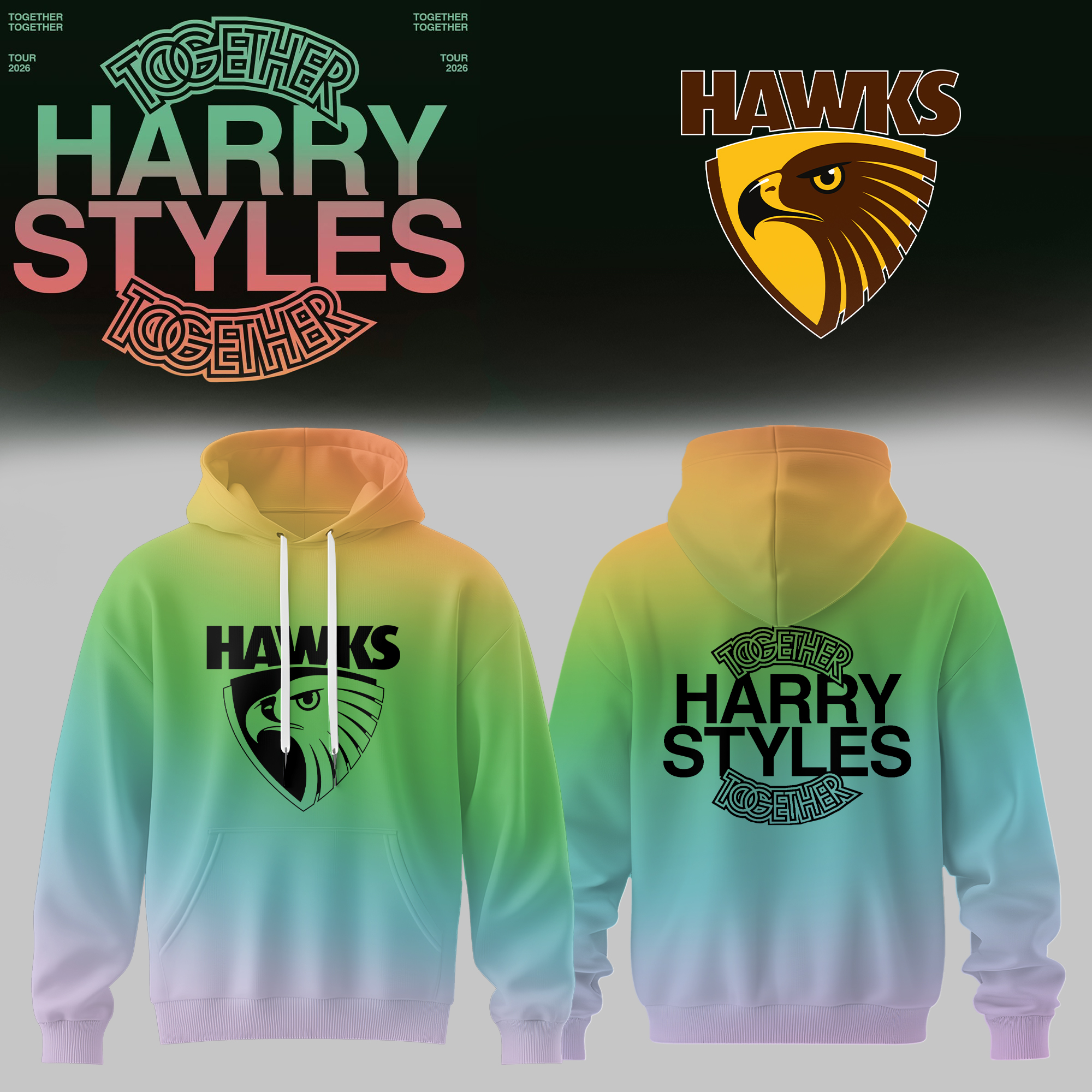Harry Styles X Hawthorn Football 2026 Premium Matchday Collection