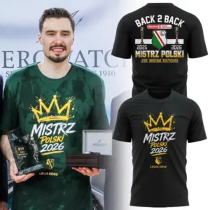 Legia Warsaw Polish Basketball Champions 2026 Fan T-Shirt Collection