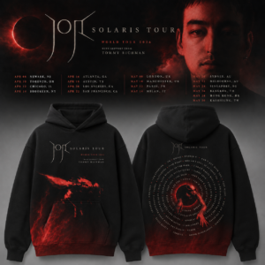 Joji World Tour 2026 Merch Concert Hoodie Alternative R&B Music Fan Gift Double Sided Tour Dates Hoodie