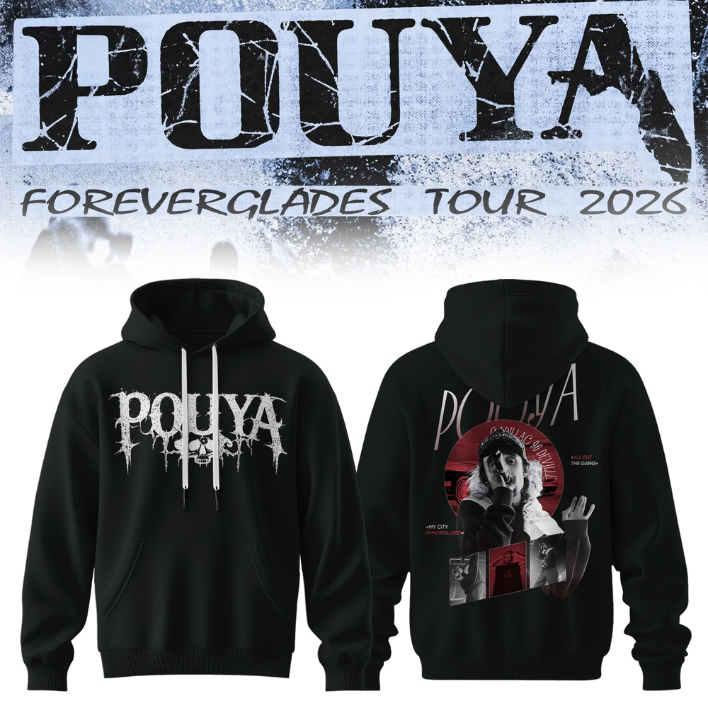 Pouya Foreverglades Tour 2026 Black Hoodie Premium Edition