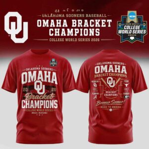 North Carolina Tar Heels Omaha Bracket Champions Graphic T-Shirt
