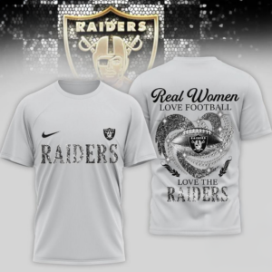 Las Vegas Raiders Nfl Real Women Love Football Limited Edition 3D Shirt