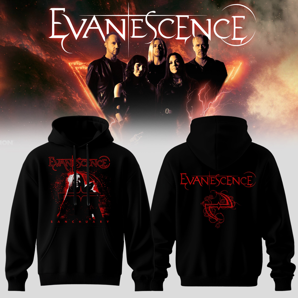 Evanescence Sanctuary Tour 2026 Premium Fan Hoodie