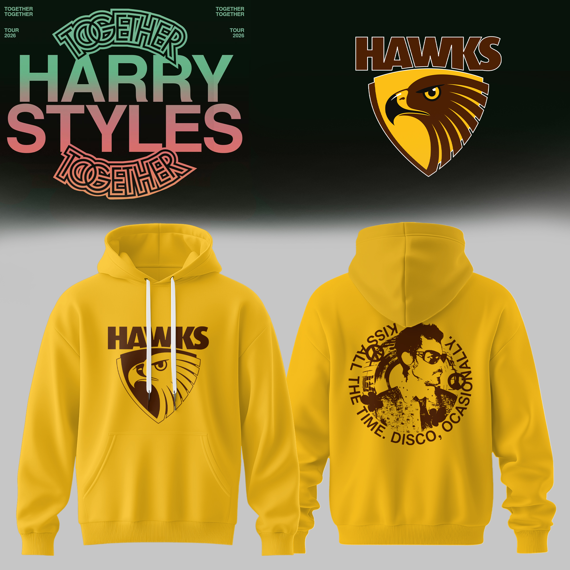 Harry Styles X Hawthorn Football 2026 Collector Apparel Edition