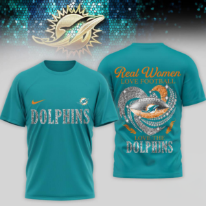 Miami Dolphins Nfl Real Women Love Football Limited Edition 3D Shirt