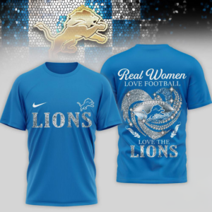 Detroit Lions Nfl Real Women Love Football Limited Edition 3D Shirt