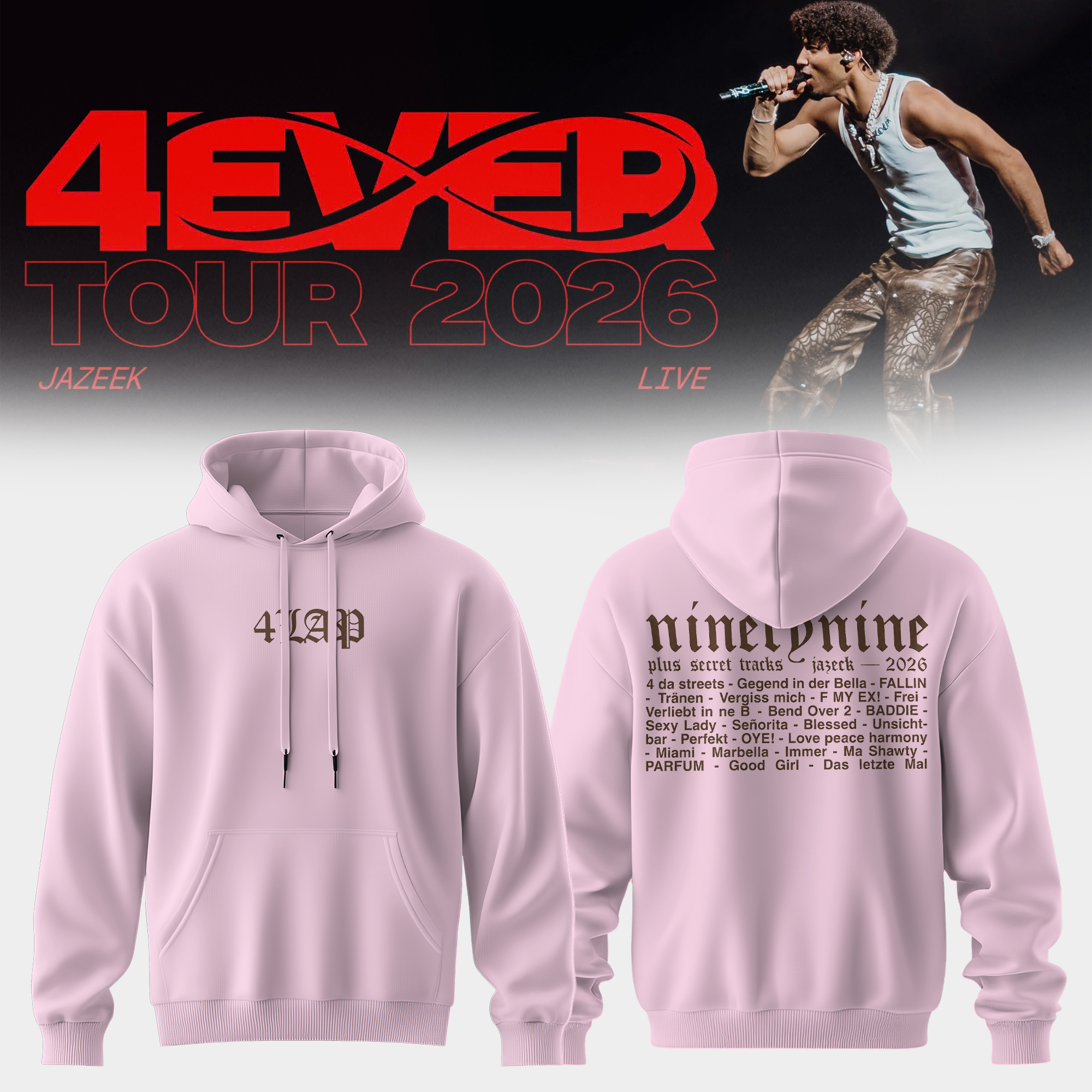 Jazeek 4Ever Tour 2026 Collector Hoodie Edition