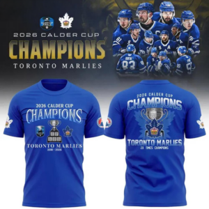 Toronto Marlies Calder Cup Champions 2026 3D Shirt