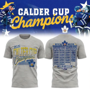 Toronto Marlies 2026 Ccm Calder Cup Champions 3D Shirt