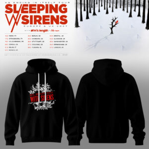 Sleeping With Sirens An Ending In Itself Vintage Tour Hoodie