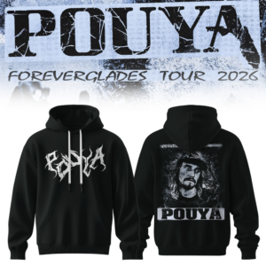 Pouya Foreverglades Tour 2026 Official Black Hoodie Edition