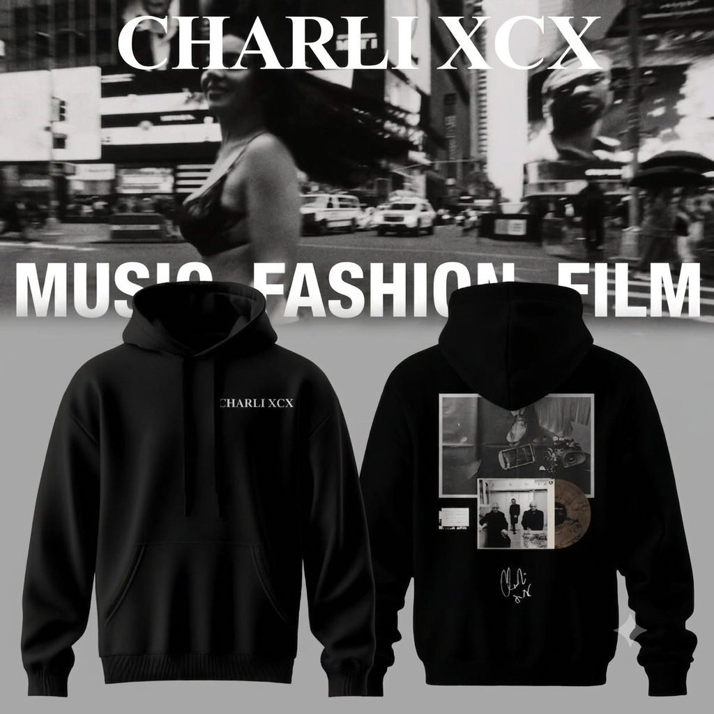 Charli Xcx Music Fashion Film Tour Premium Hoodie Collection