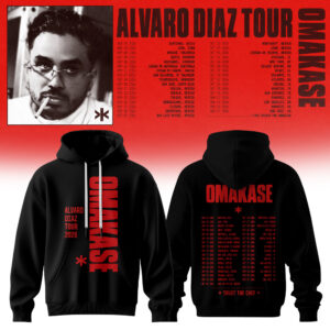 Alvaro Diaz Omakase 2026 Tour Merch Premium Tour Hoodie