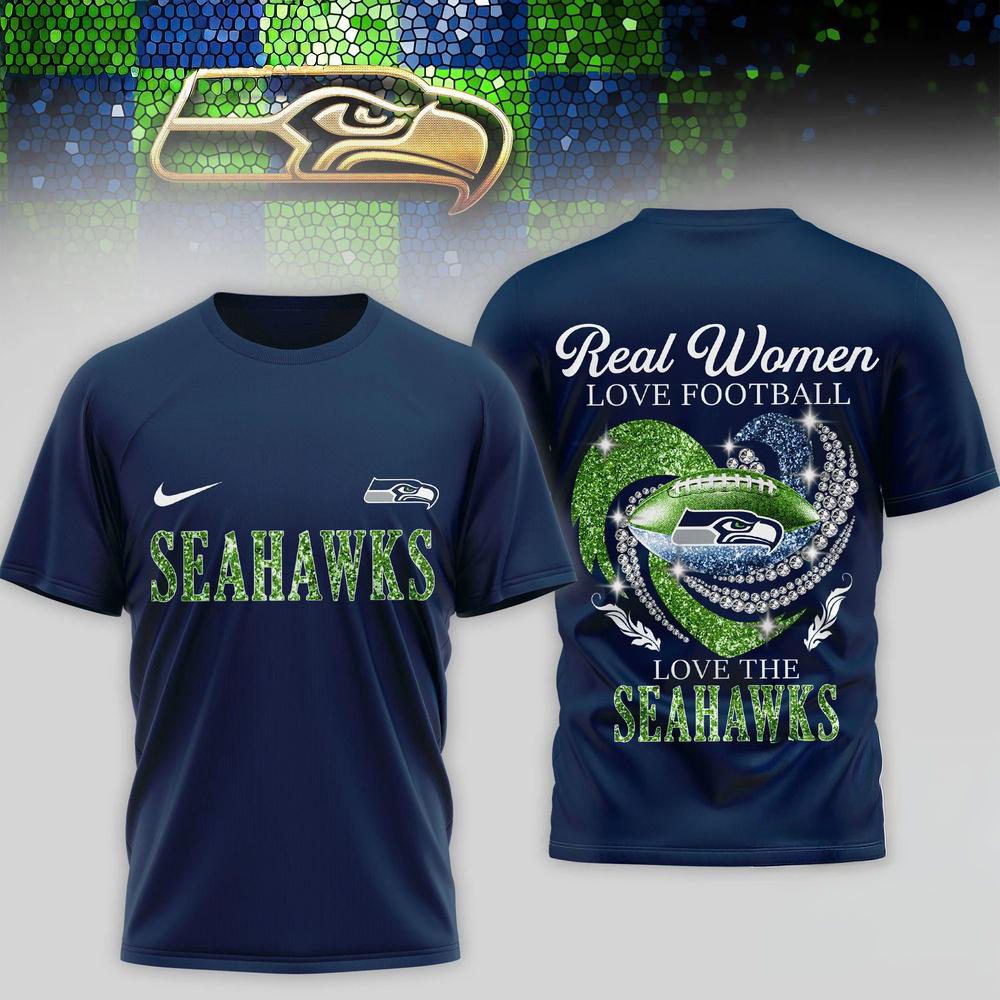 Seattle Seahawks Nfl Real Women Love Football Limited Edition 3D Shirt