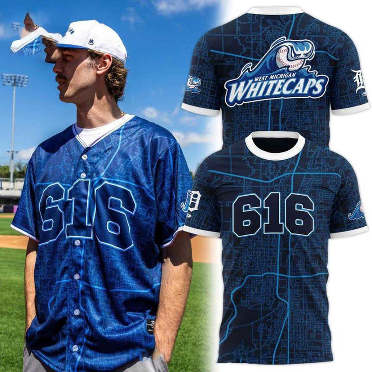 West Michigan Whitecaps 616 Night 2026 Official Game T-Shirt