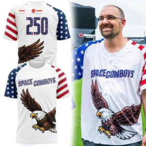 Sugar Land Space Cowboys America250 Independence Day 2026 T-Shirt