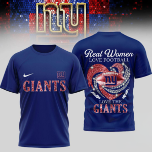 New York Giants Nfl Real Women Love Football Limited Edition 3D Shirt