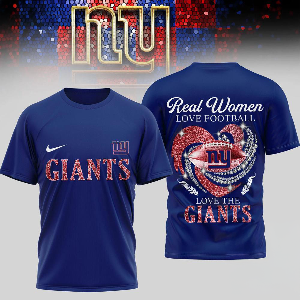 New York Giants Nfl Real Women Love Football Limited Edition 3D Shirt