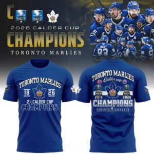 Toronto Marlies 2026 Calder Cup Champions Commemorative T-Shirt