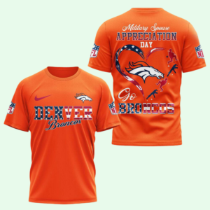 Denver Broncos 2026 Nfl Military Spouse Appreciation Day 3D Shirt